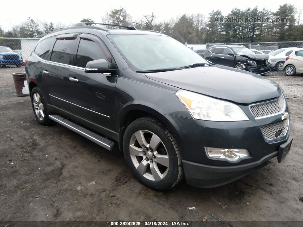 2012 Chevrolet Traverse Ltz Gray vin: 1GNKVLEDXCJ361040