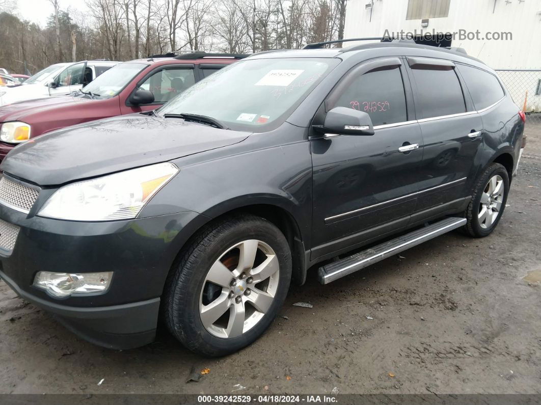 2012 Chevrolet Traverse Ltz Gray vin: 1GNKVLEDXCJ361040