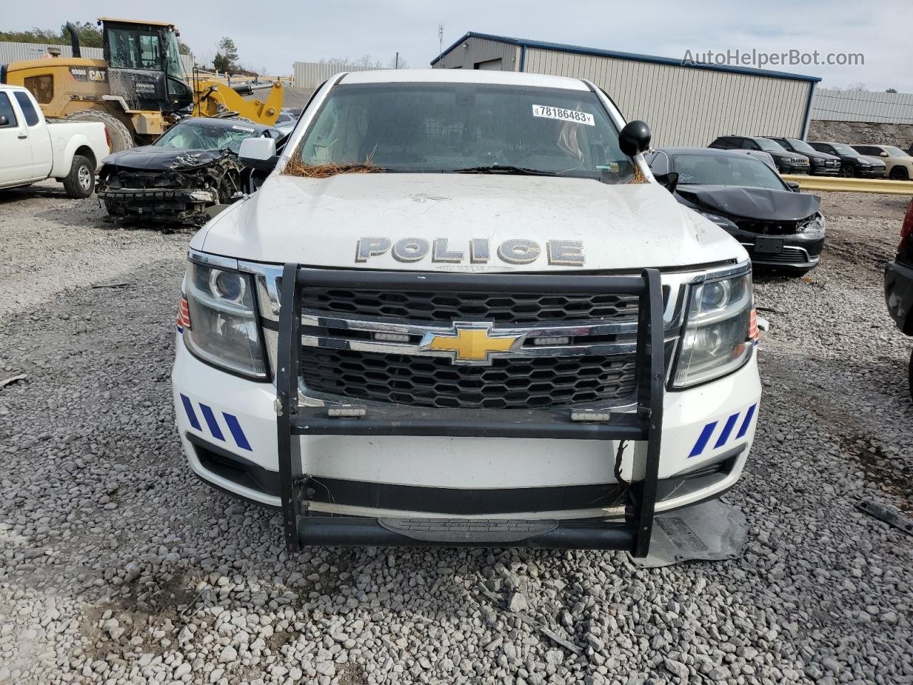 2015 Chevrolet Tahoe Police White vin: 1GNLC2EC1FR304517