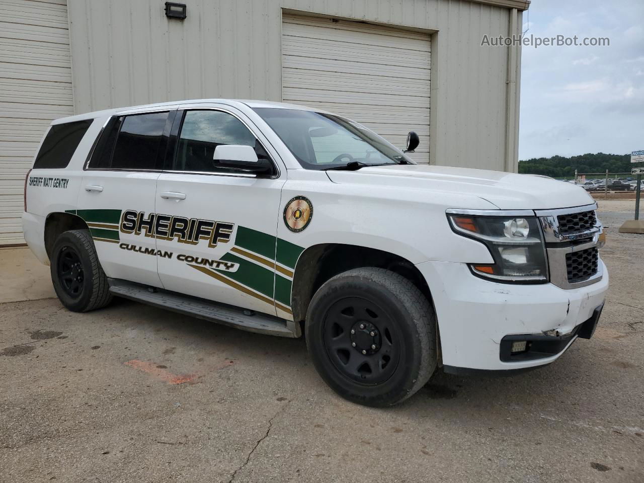 2015 Chevrolet Tahoe Police White vin: 1GNLC2EC4FR570730