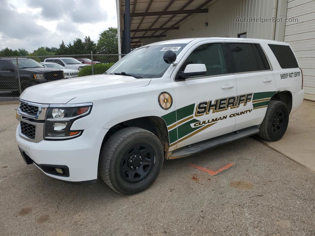 2015 Chevrolet Tahoe Police White vin: 1GNLC2EC4FR570730