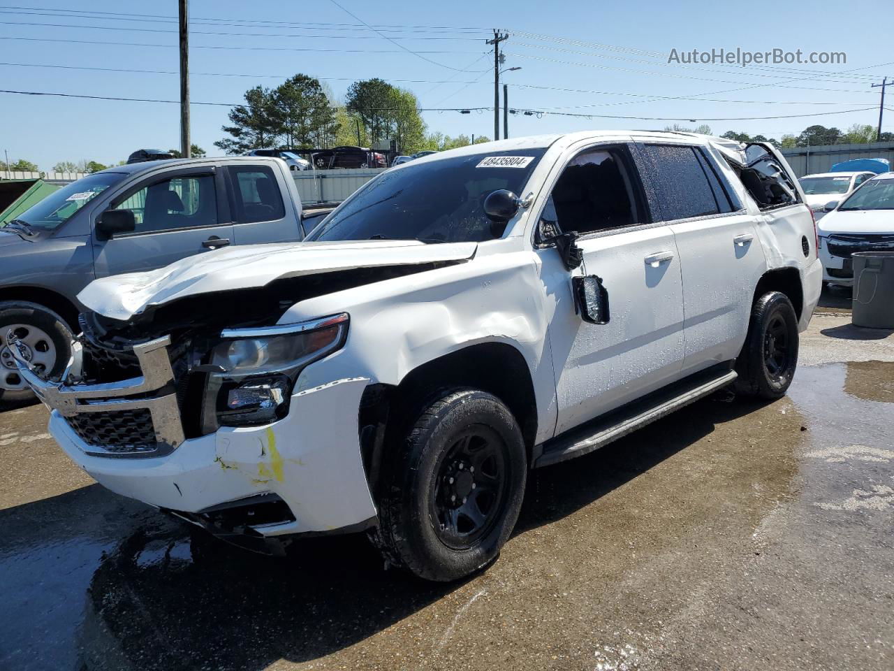 2015 Chevrolet Tahoe Police White vin: 1GNLC2EC6FR646576