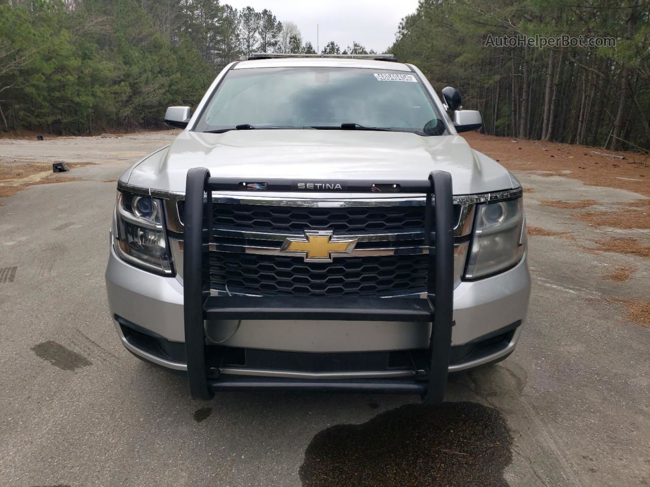 2015 Chevrolet Tahoe Police Silver vin: 1GNLC2EC6FR675995