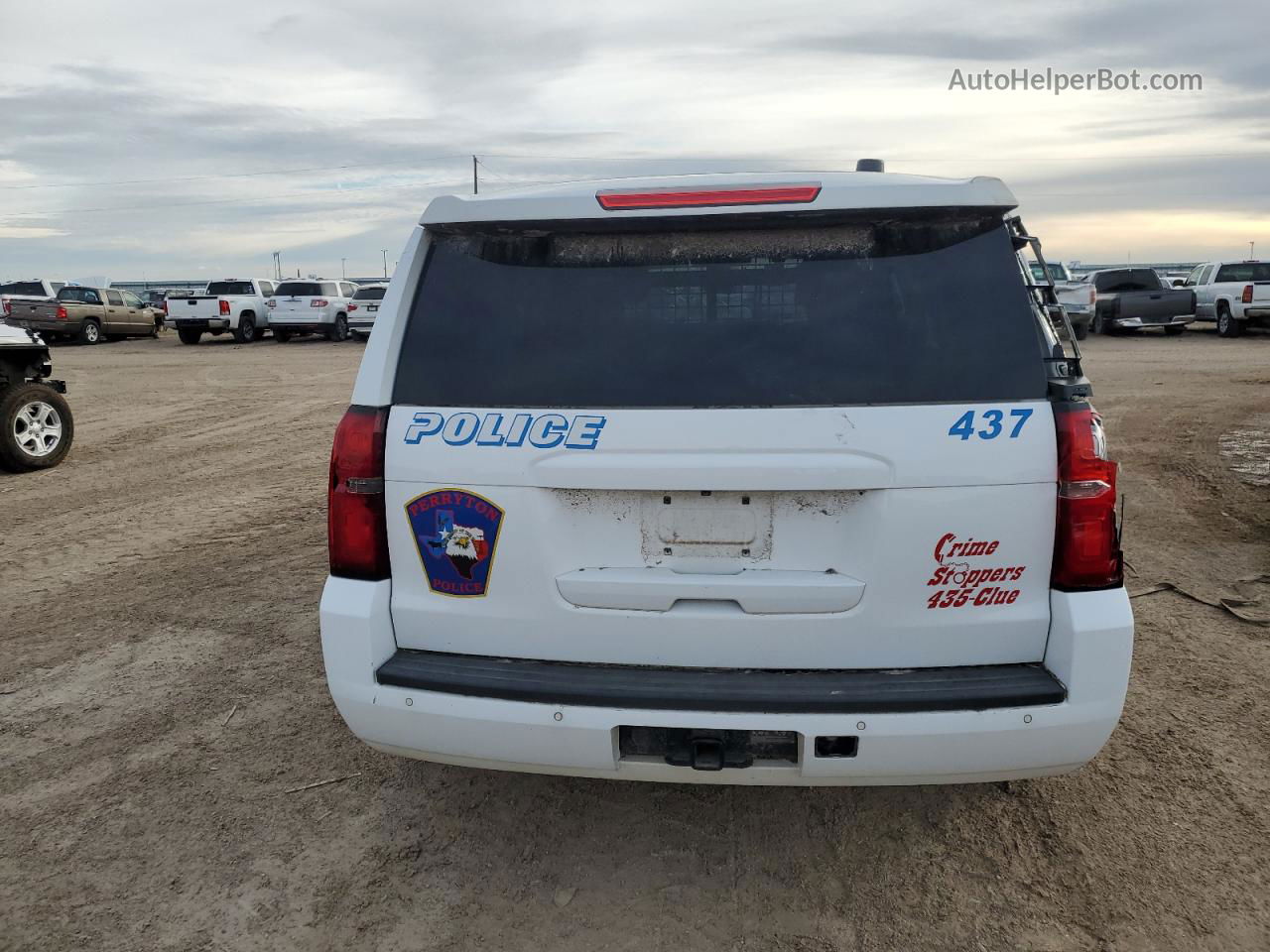 2015 Chevrolet Tahoe Police White vin: 1GNLC2ECXFR563796