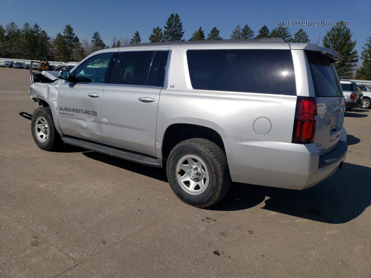 2015 Chevrolet Suburban C1500 Silver vin: 1GNSC5EC9FR692917