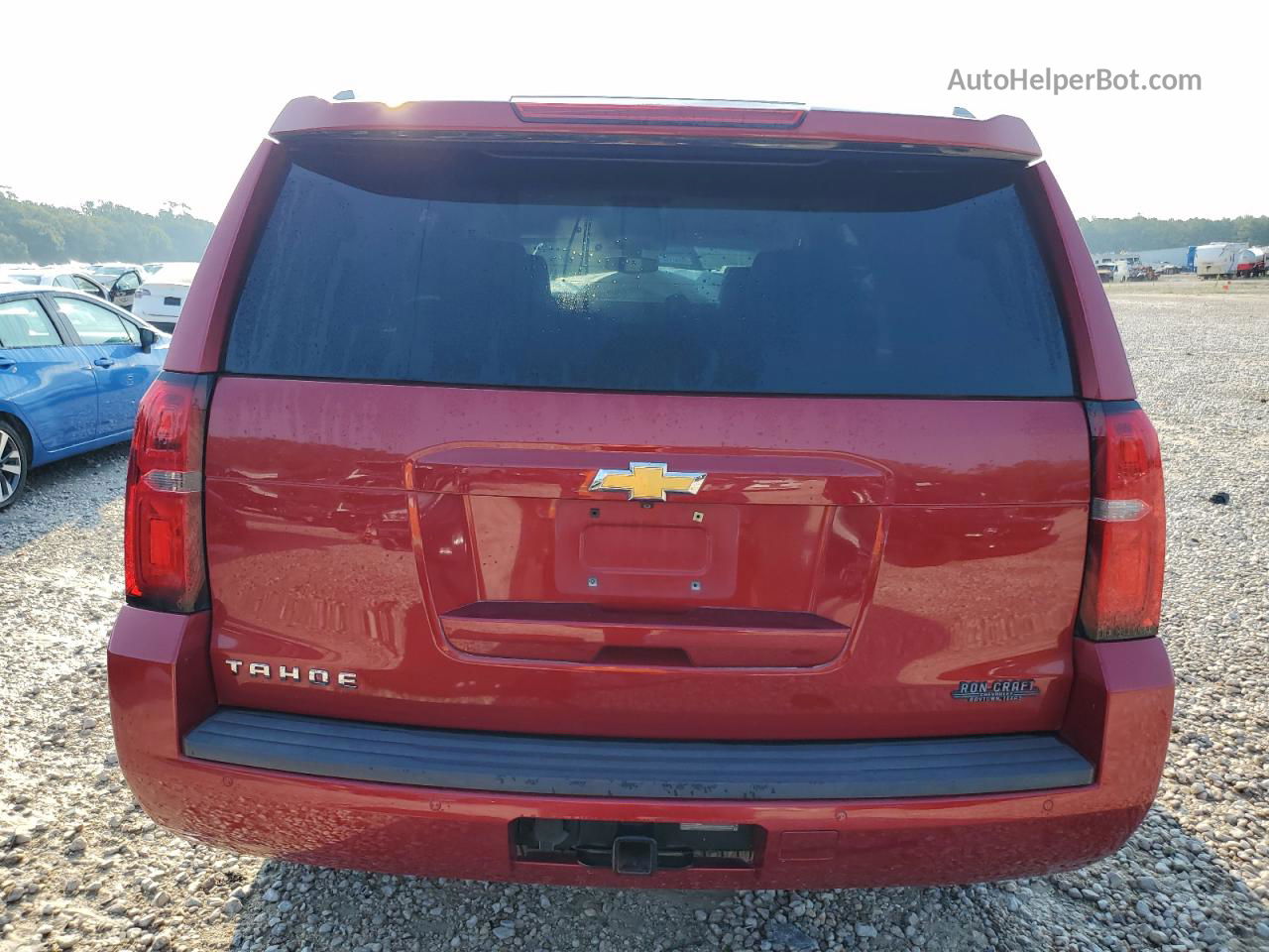 2015 Chevrolet Tahoe C1500  Ls Red vin: 1GNSCAEC2FR308050