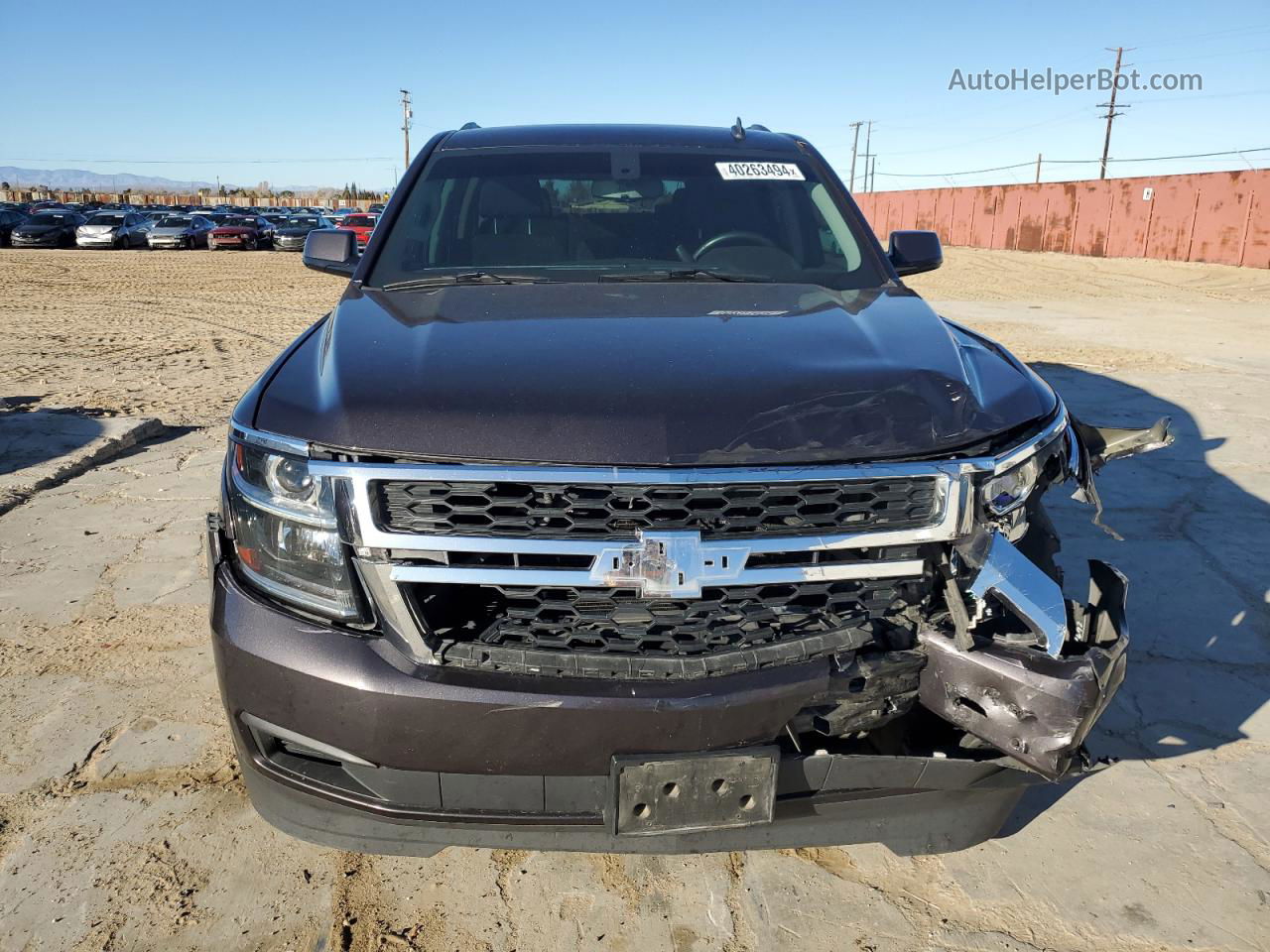 2015 Chevrolet Tahoe C1500  Ls Серый vin: 1GNSCAEC5FR282964