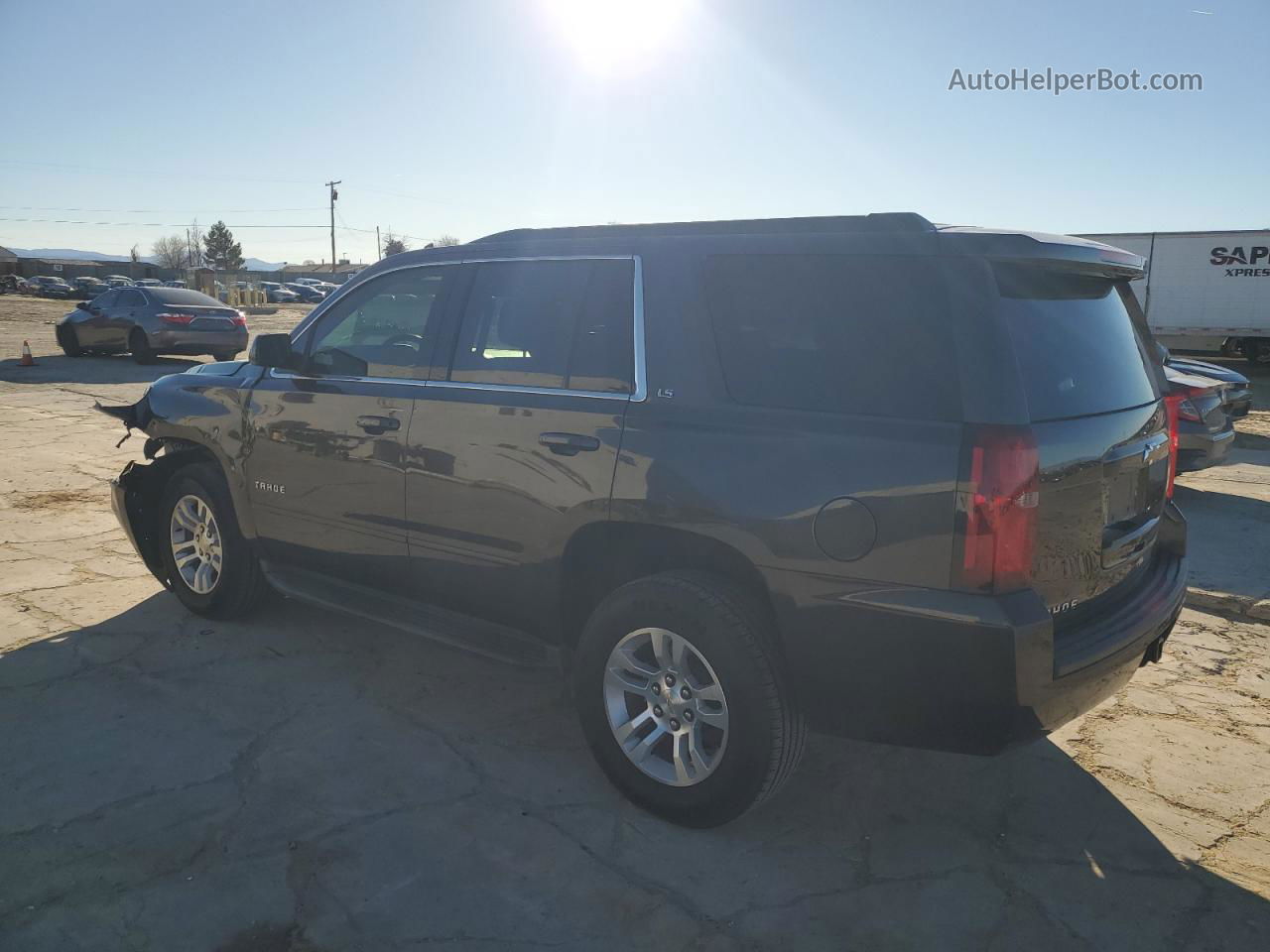 2015 Chevrolet Tahoe C1500  Ls Gray vin: 1GNSCAEC5FR282964