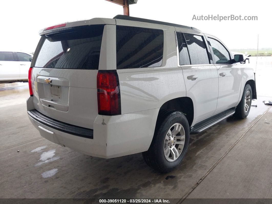 2015 Chevrolet Tahoe Ls Белый vin: 1GNSCAEC9FR693655