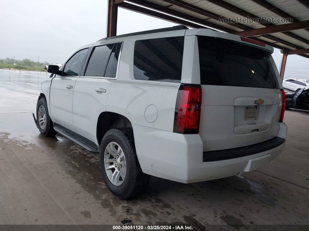 2015 Chevrolet Tahoe Ls White vin: 1GNSCAEC9FR693655