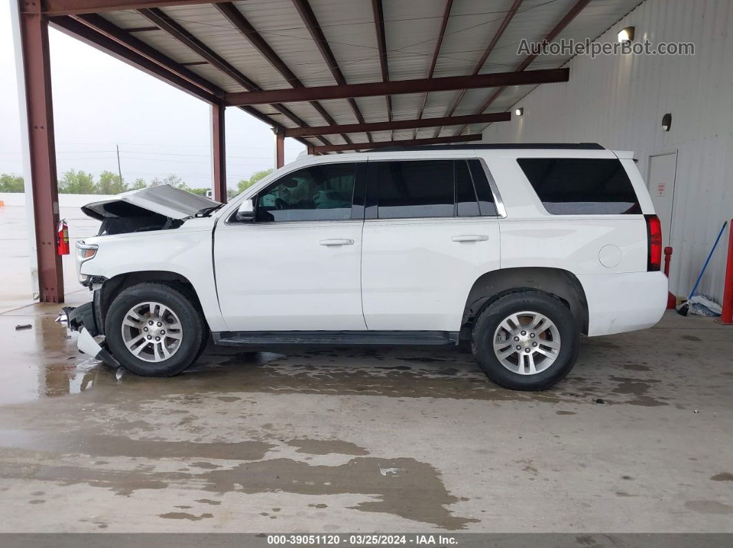 2015 Chevrolet Tahoe Ls White vin: 1GNSCAEC9FR693655