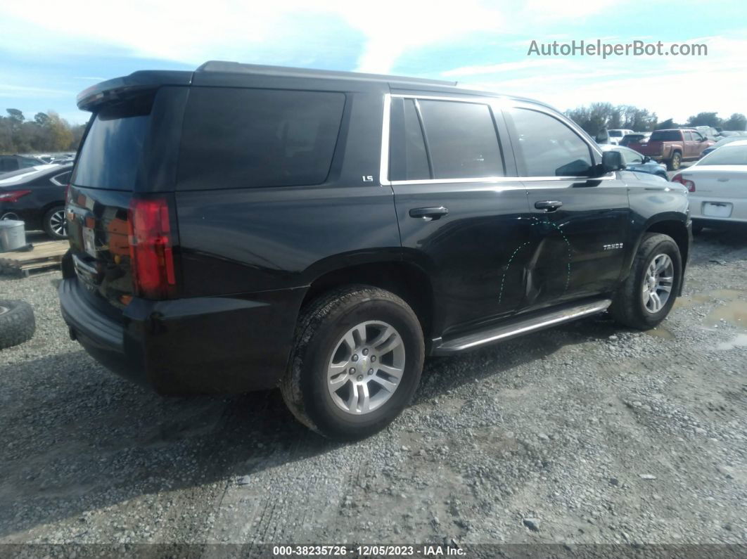 2015 Chevrolet Tahoe Ls Black vin: 1GNSCAKC2FR113182