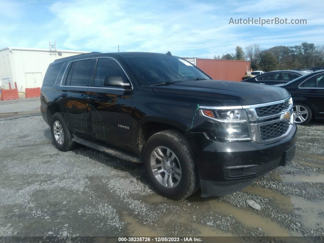 2015 Chevrolet Tahoe Ls Black vin: 1GNSCAKC2FR113182