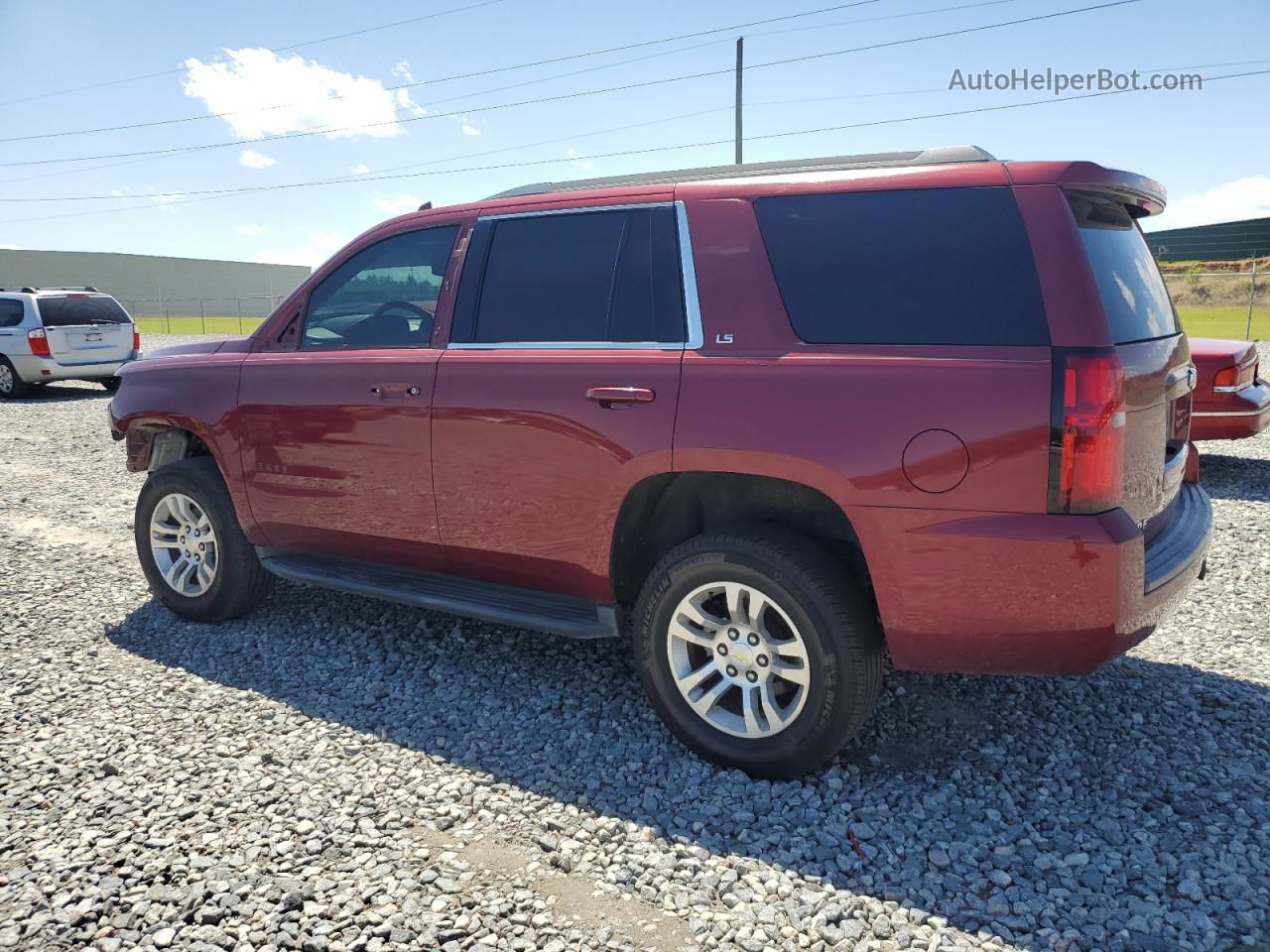 2016 Chevrolet Tahoe C1500  Ls Red vin: 1GNSCAKC2GR186392