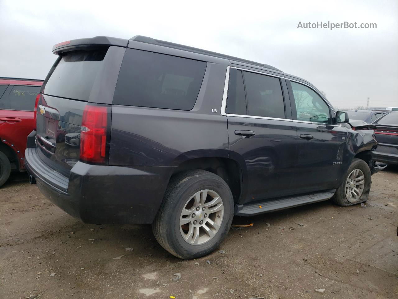 2015 Chevrolet Tahoe C1500  Ls Gray vin: 1GNSCAKC3FR237221