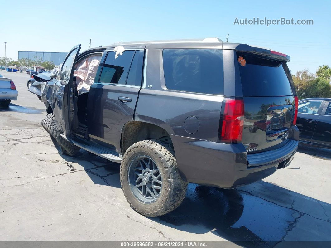 2015 Chevrolet Tahoe Ls Gray vin: 1GNSCAKC3FR569868