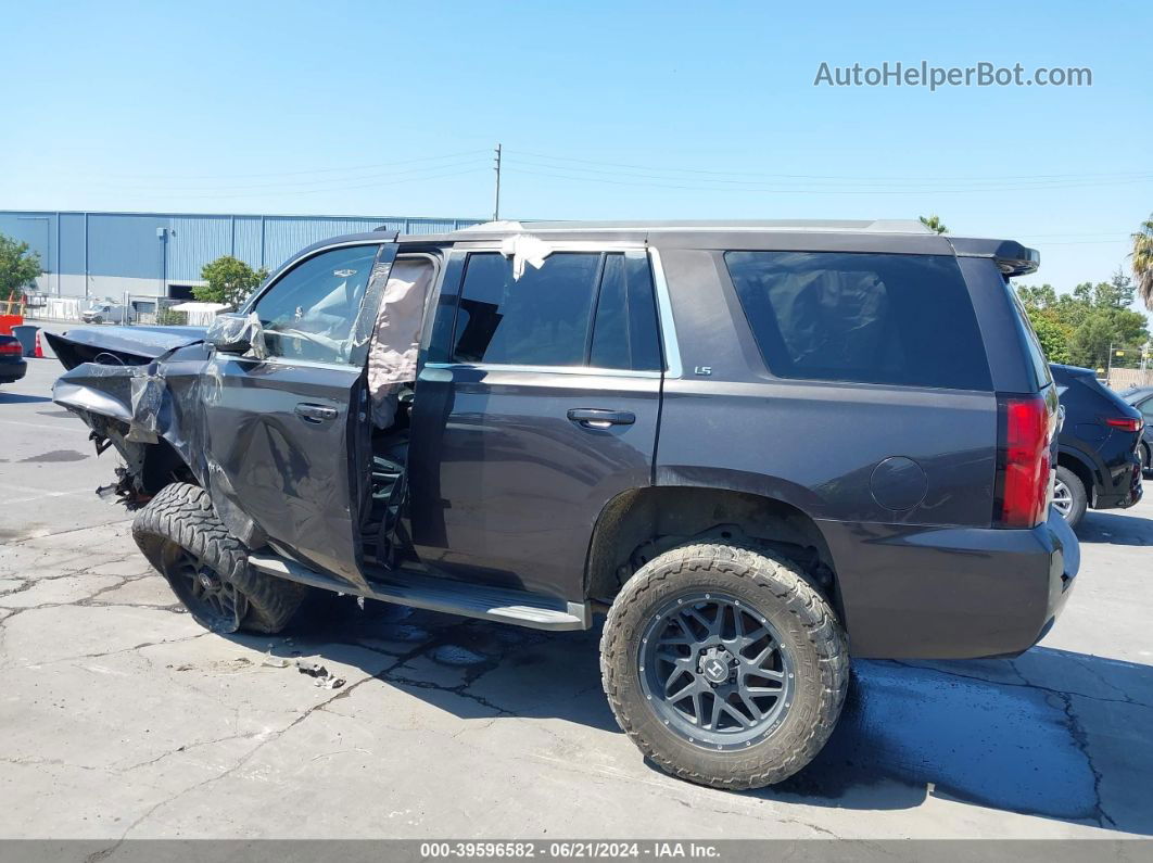 2015 Chevrolet Tahoe Ls Gray vin: 1GNSCAKC3FR569868