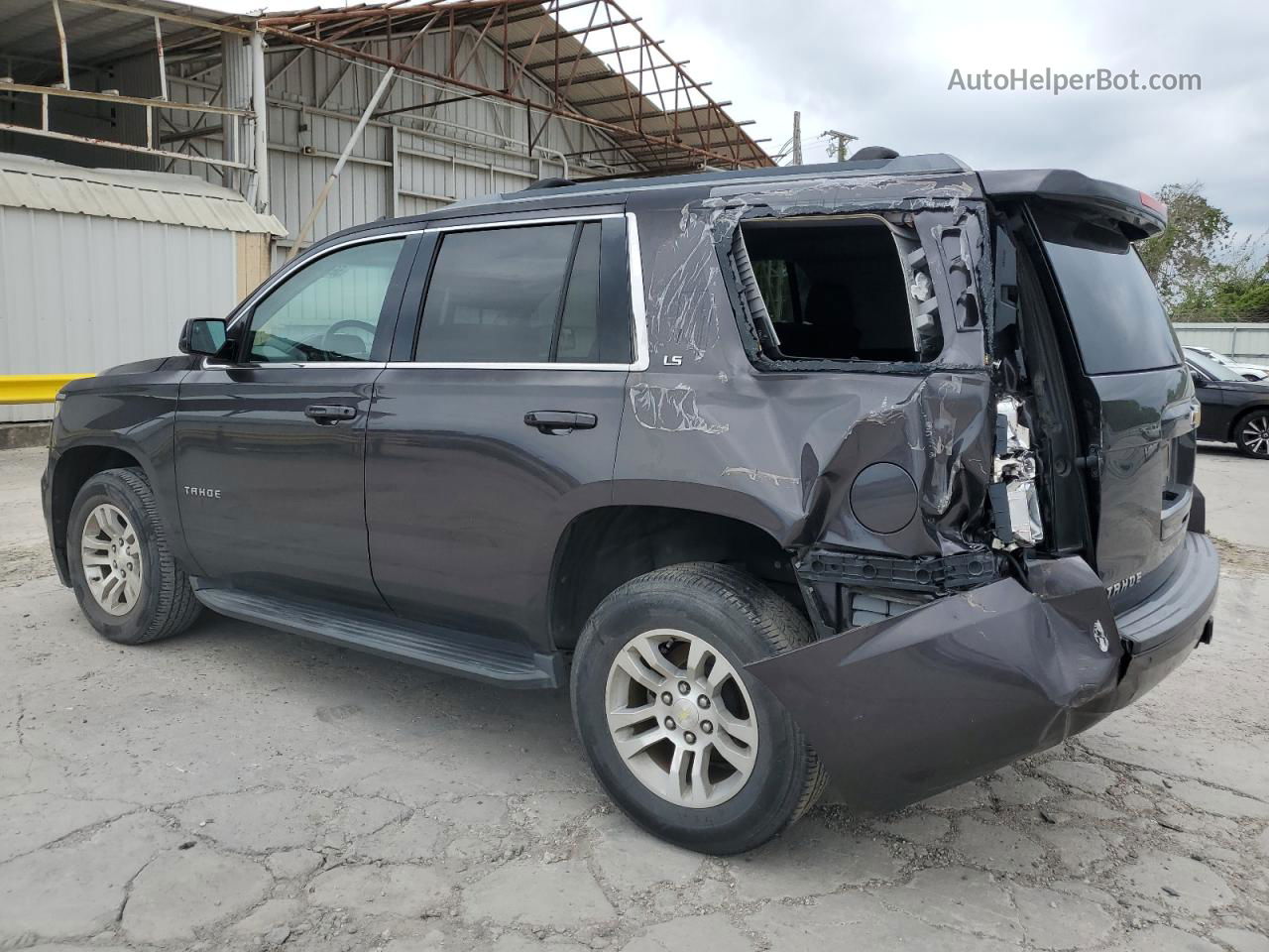 2015 Chevrolet Tahoe C1500  Ls Gray vin: 1GNSCAKC3FR698211