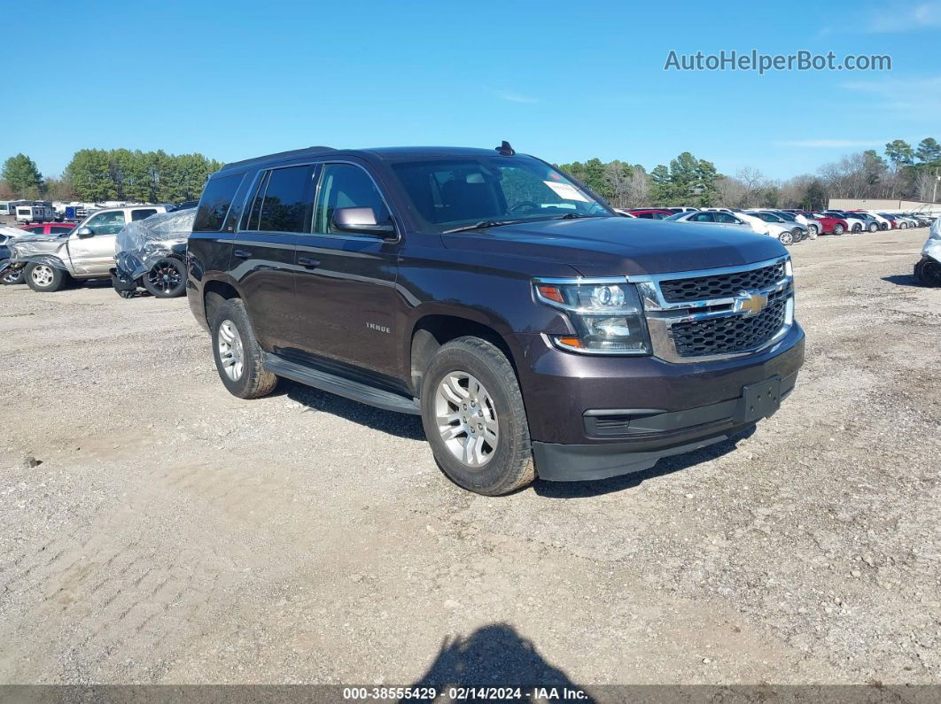 2015 Chevrolet Tahoe Ls Фиолетовый vin: 1GNSCAKC5FR736988