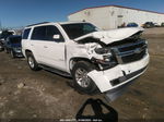 2015 Chevrolet Tahoe Ls White vin: 1GNSCAKC6FR180223