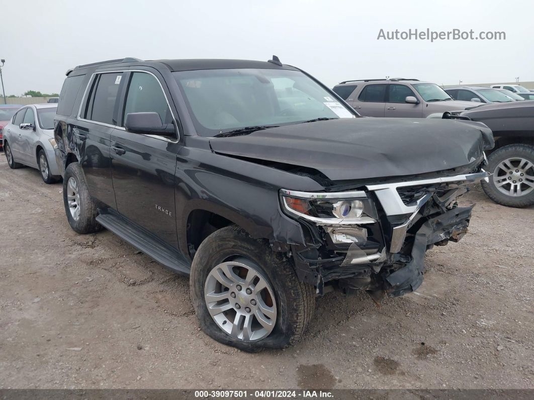 2015 Chevrolet Tahoe Ls Black vin: 1GNSCAKC6FR647754