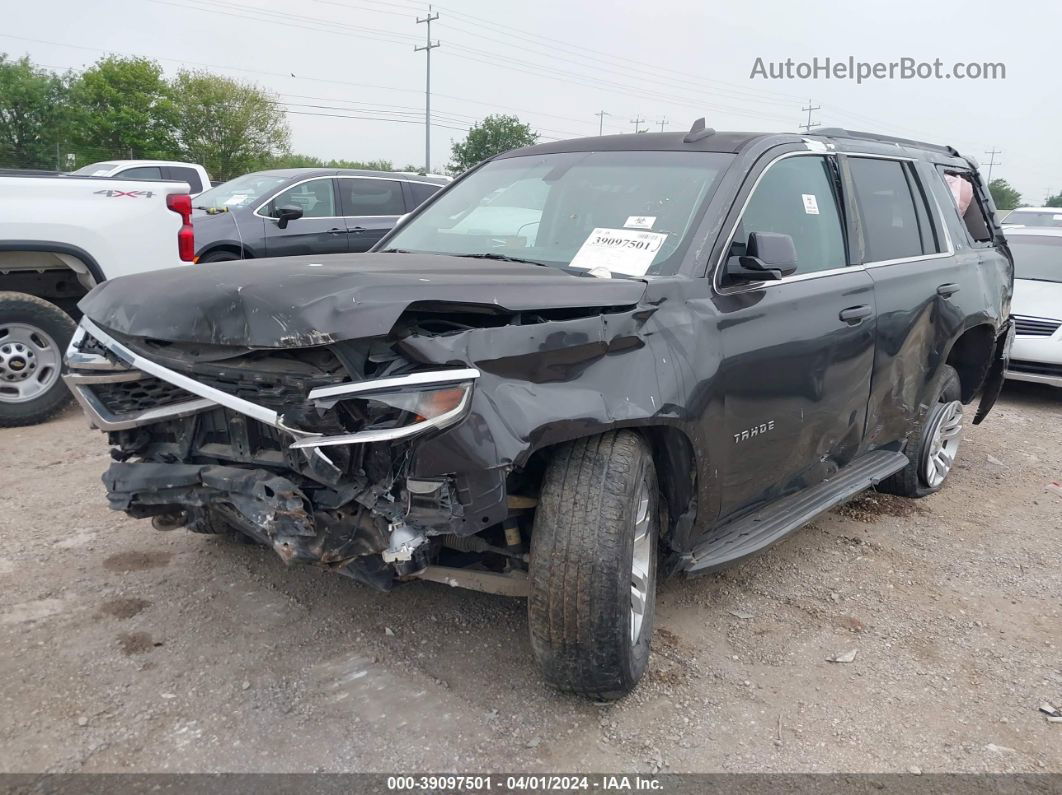 2015 Chevrolet Tahoe Ls Black vin: 1GNSCAKC6FR647754