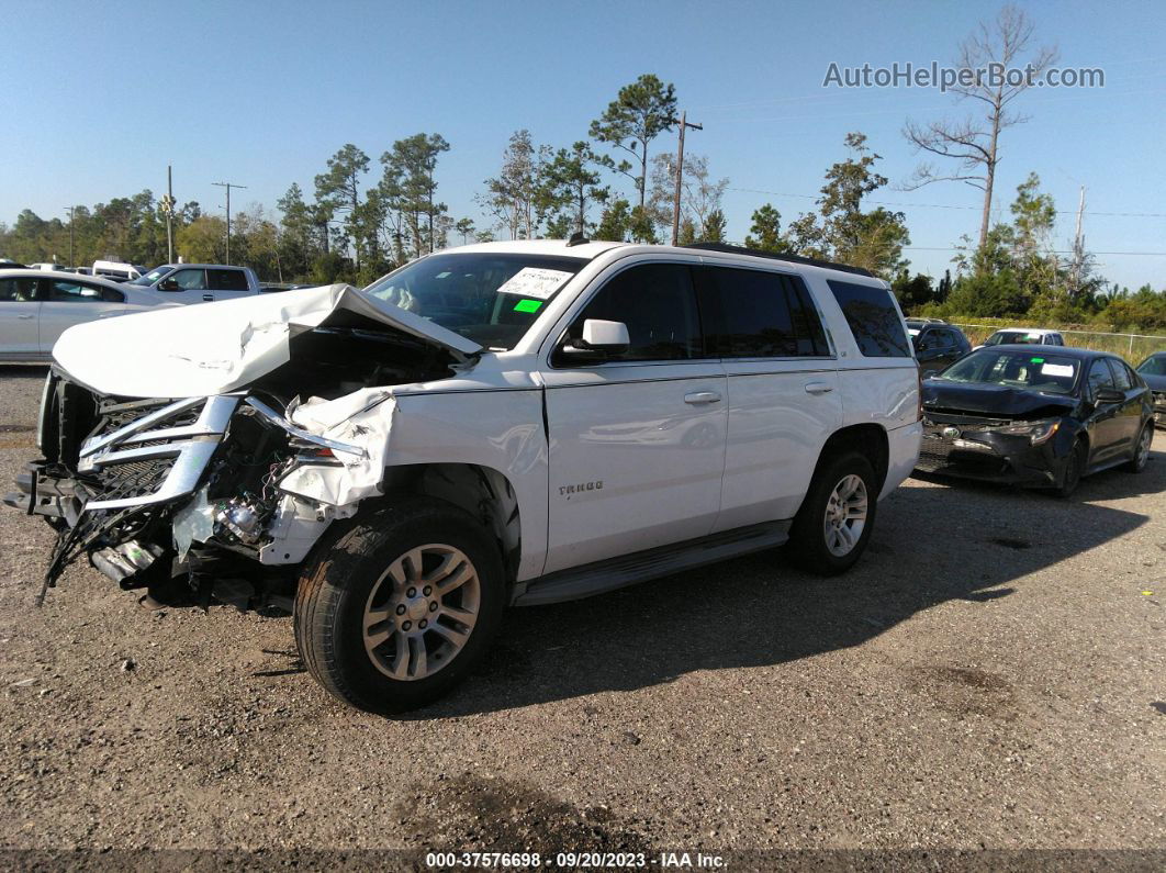 2015 Chevrolet Tahoe Ls White vin: 1GNSCAKC8FR136918