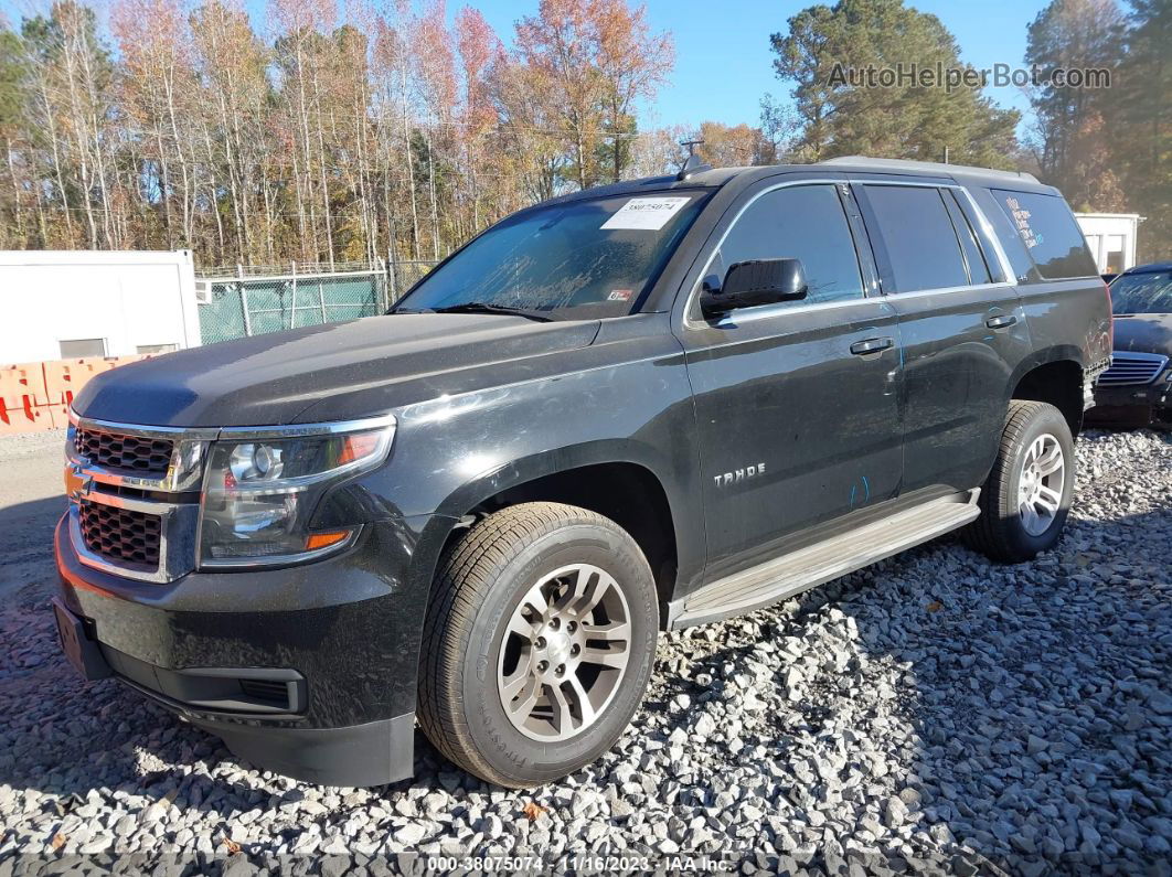 2015 Chevrolet Tahoe Ls Black vin: 1GNSCAKC8FR604579