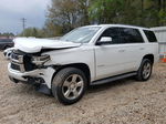 2015 Chevrolet Tahoe C1500 Lt White vin: 1GNSCBKC0FR107743