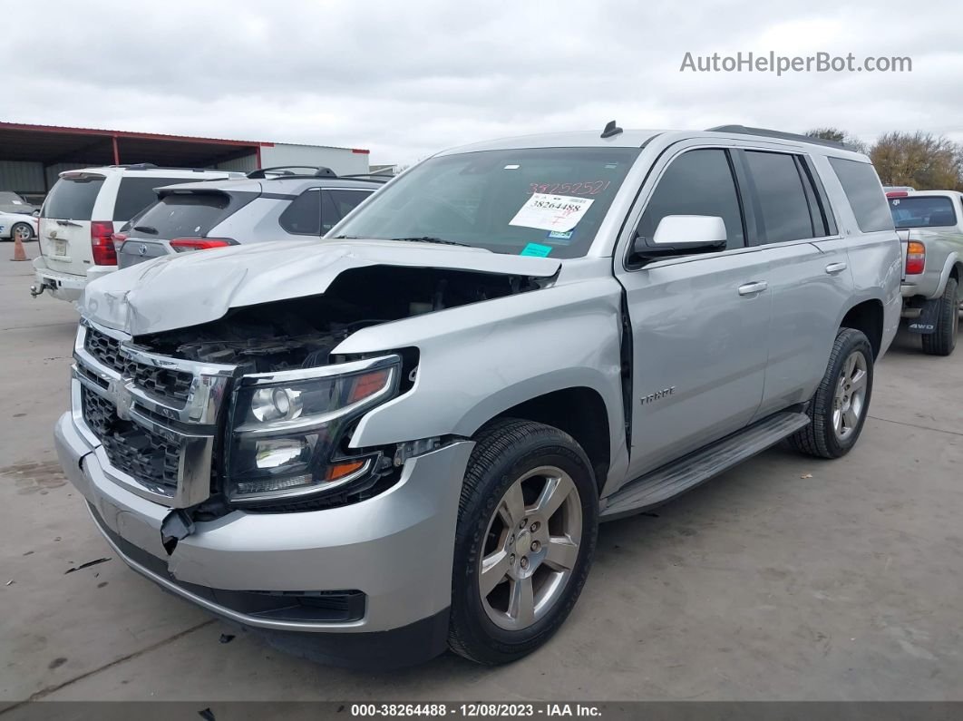 2015 Chevrolet Tahoe Lt Silver vin: 1GNSCBKC0FR248778