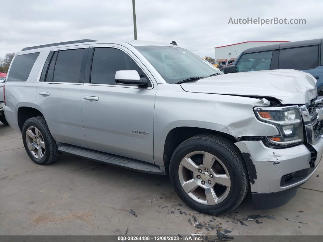 2015 Chevrolet Tahoe Lt Silver vin: 1GNSCBKC0FR248778