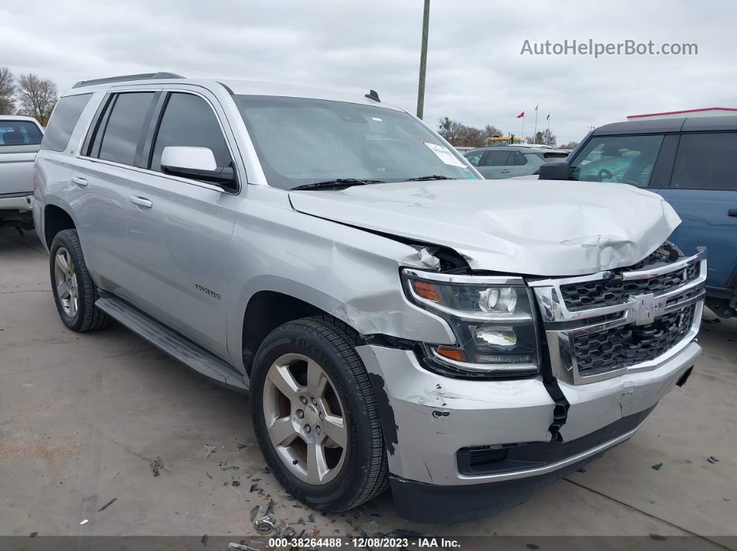 2015 Chevrolet Tahoe Lt Silver vin: 1GNSCBKC0FR248778