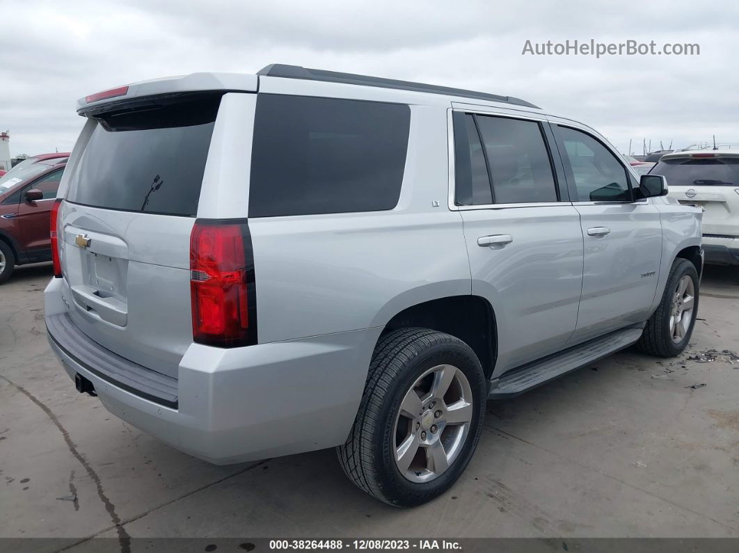 2015 Chevrolet Tahoe Lt Silver vin: 1GNSCBKC0FR248778