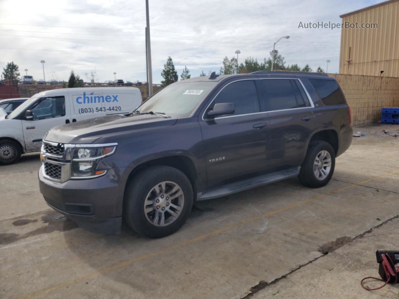 2015 Chevrolet Tahoe C1500 Lt Charcoal vin: 1GNSCBKC0FR607045