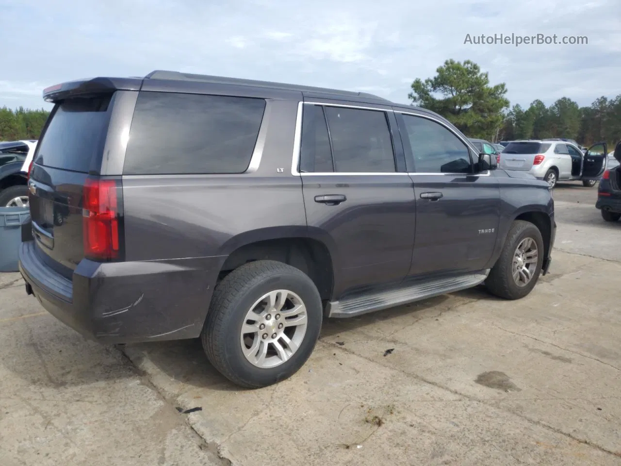 2015 Chevrolet Tahoe C1500 Lt Charcoal vin: 1GNSCBKC0FR607045