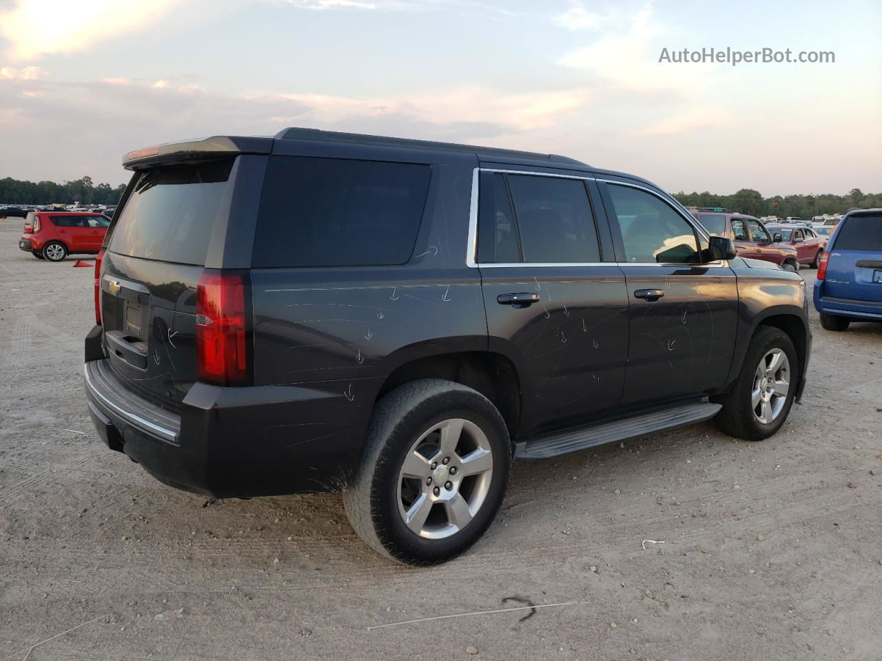 2015 Chevrolet Tahoe C1500 Lt Gray vin: 1GNSCBKC1FR106584