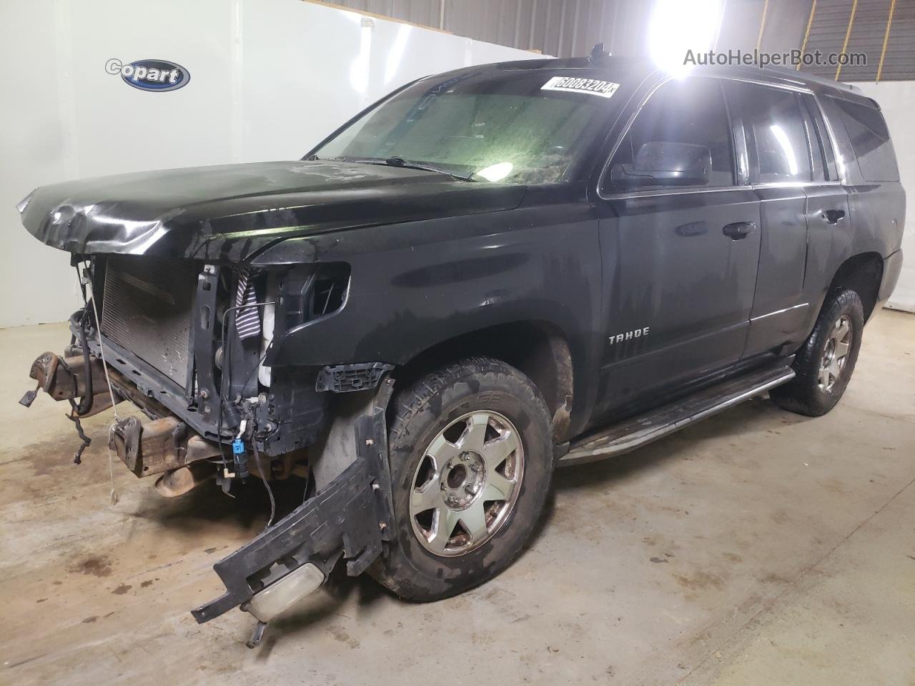 2015 Chevrolet Tahoe C1500 Lt Black vin: 1GNSCBKC1FR137446