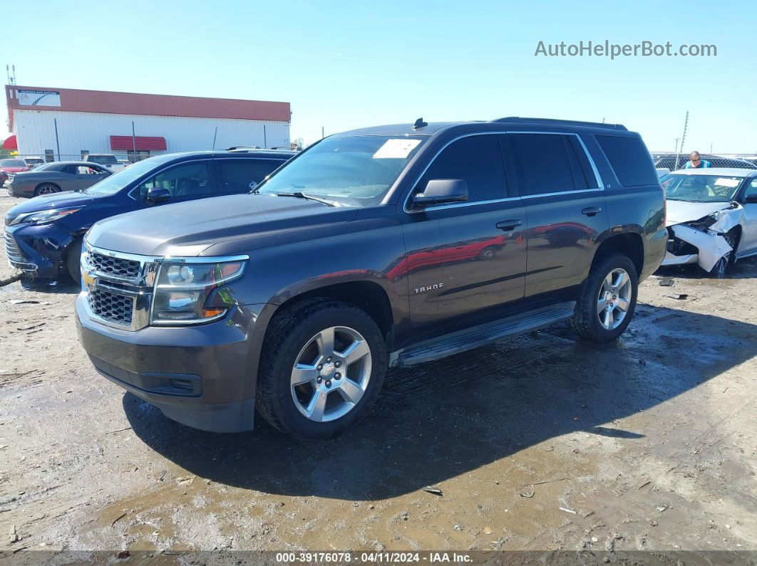 2015 Chevrolet Tahoe Lt Gray vin: 1GNSCBKC1FR234226