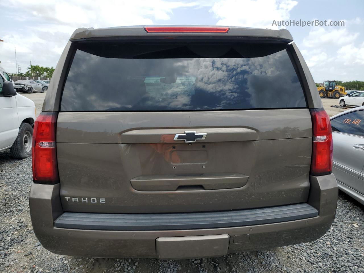 2015 Chevrolet Tahoe C1500 Lt Brown vin: 1GNSCBKC1FR631483