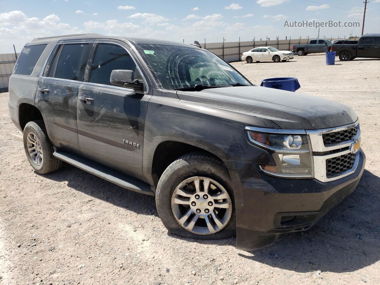 2015 Chevrolet Tahoe C1500 Lt Black vin: 1GNSCBKC1FR708417