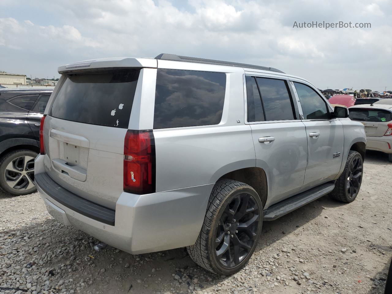 2015 Chevrolet Tahoe C1500 Lt Gray vin: 1GNSCBKC1FR714928