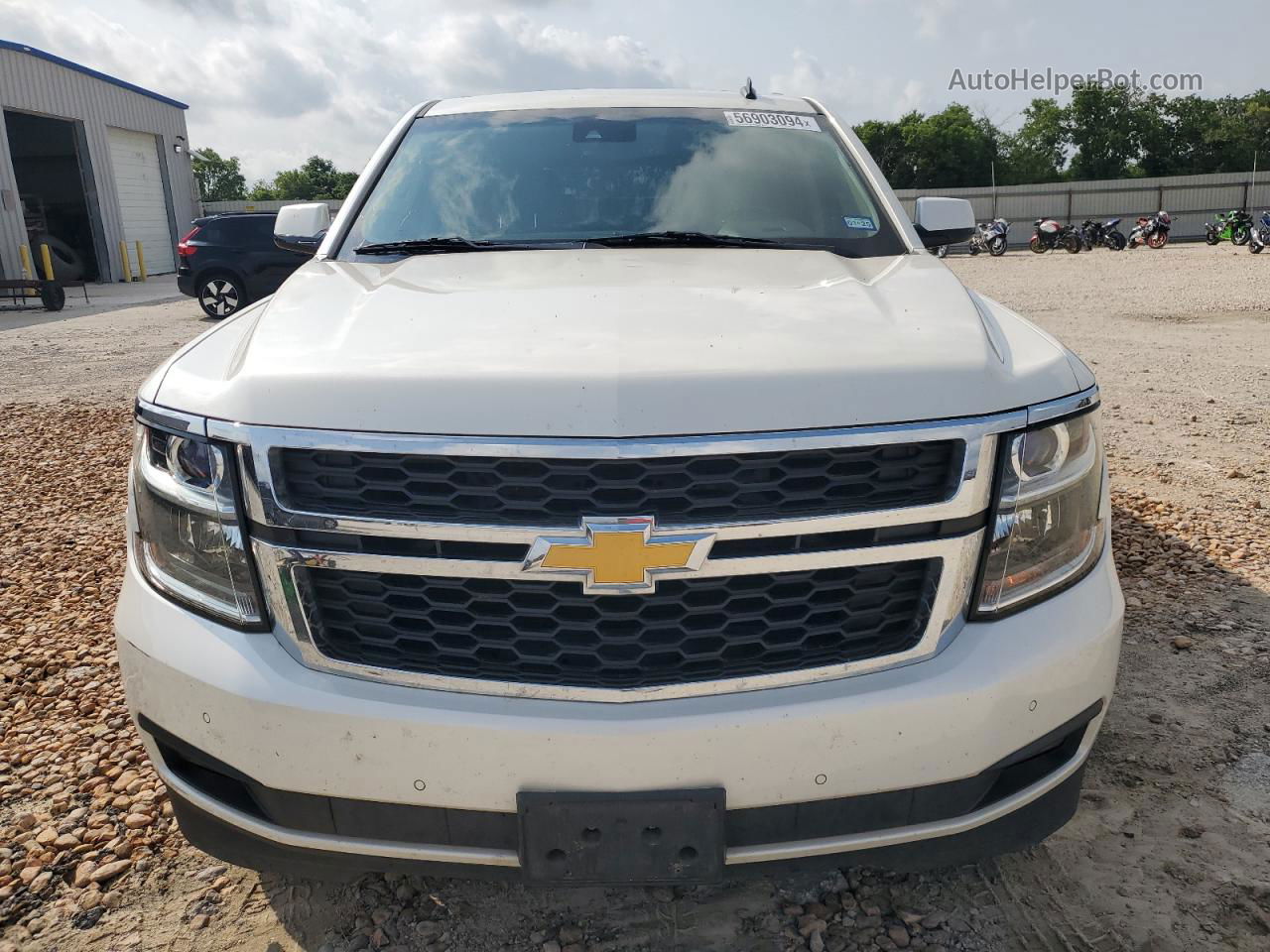 2015 Chevrolet Tahoe C1500 Lt White vin: 1GNSCBKC2FR105492