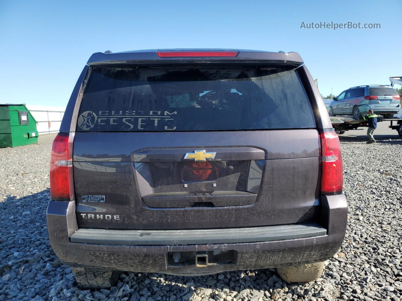 2015 Chevrolet Tahoe C1500 Lt Charcoal vin: 1GNSCBKC2FR240231