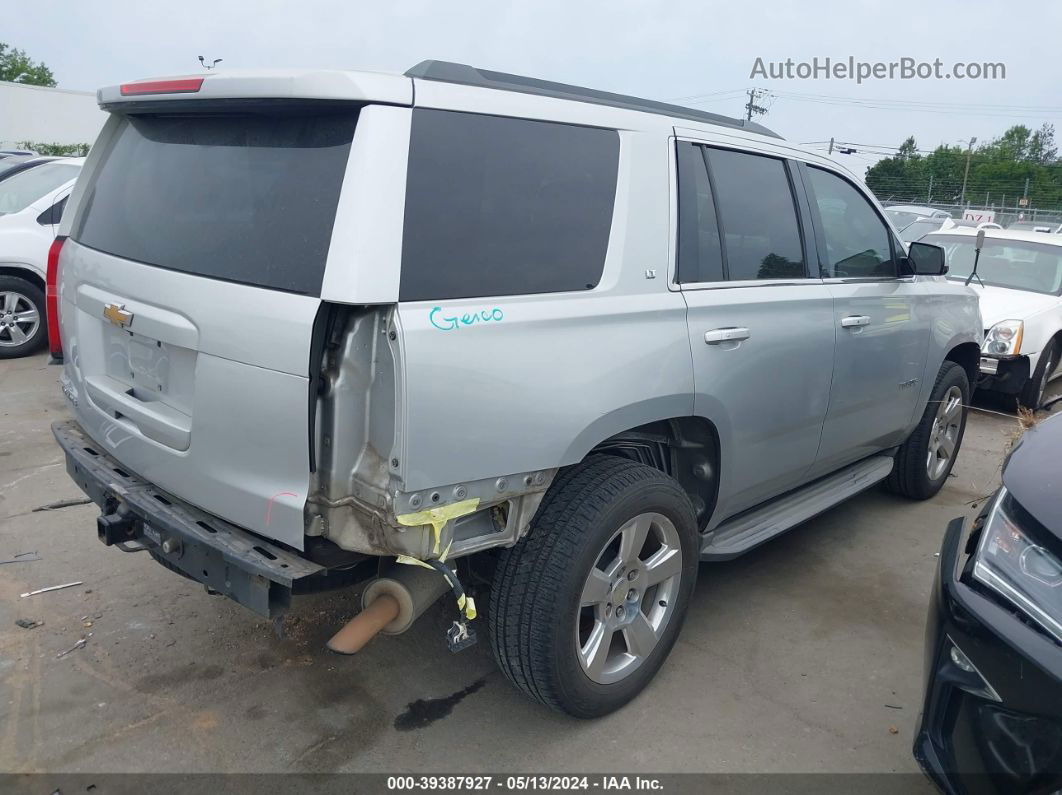 2015 Chevrolet Tahoe Lt Silver vin: 1GNSCBKC2FR577059