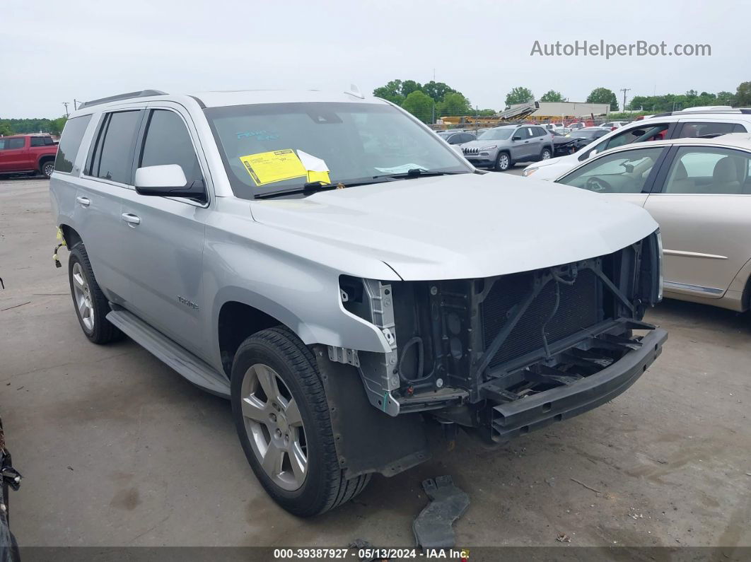 2015 Chevrolet Tahoe Lt Silver vin: 1GNSCBKC2FR577059