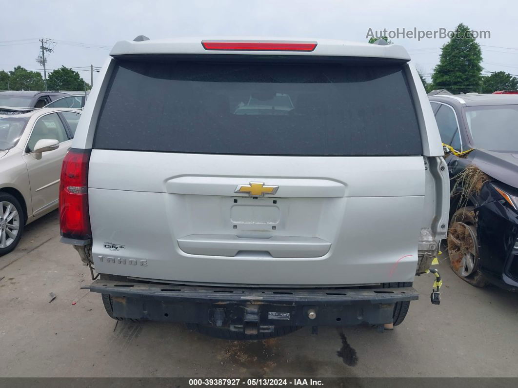 2015 Chevrolet Tahoe Lt Silver vin: 1GNSCBKC2FR577059