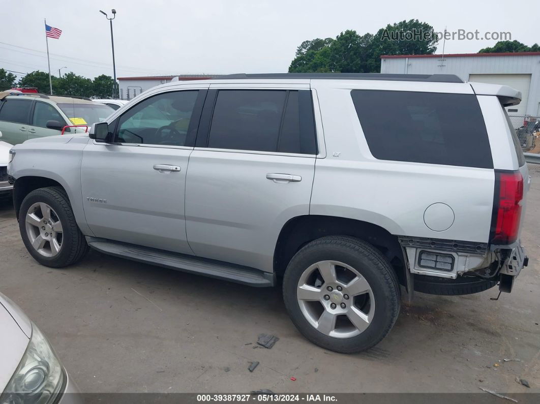 2015 Chevrolet Tahoe Lt Silver vin: 1GNSCBKC2FR577059