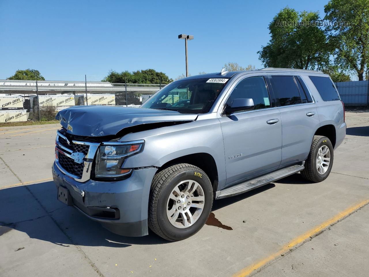 2015 Chevrolet Tahoe C1500 Lt Бирюзовый vin: 1GNSCBKC2FR718146