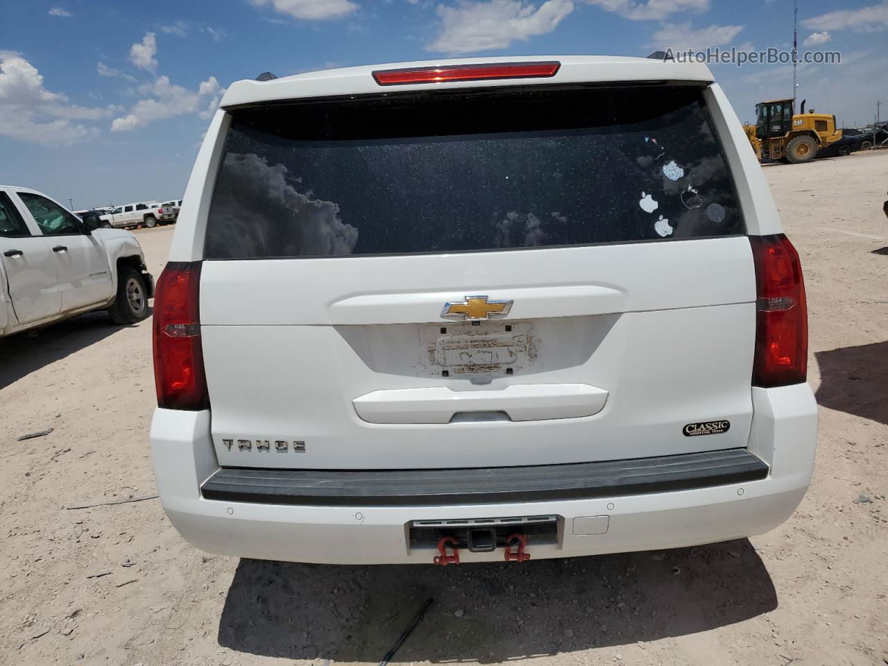 2016 Chevrolet Tahoe C1500 Lt White vin: 1GNSCBKC2GR422349