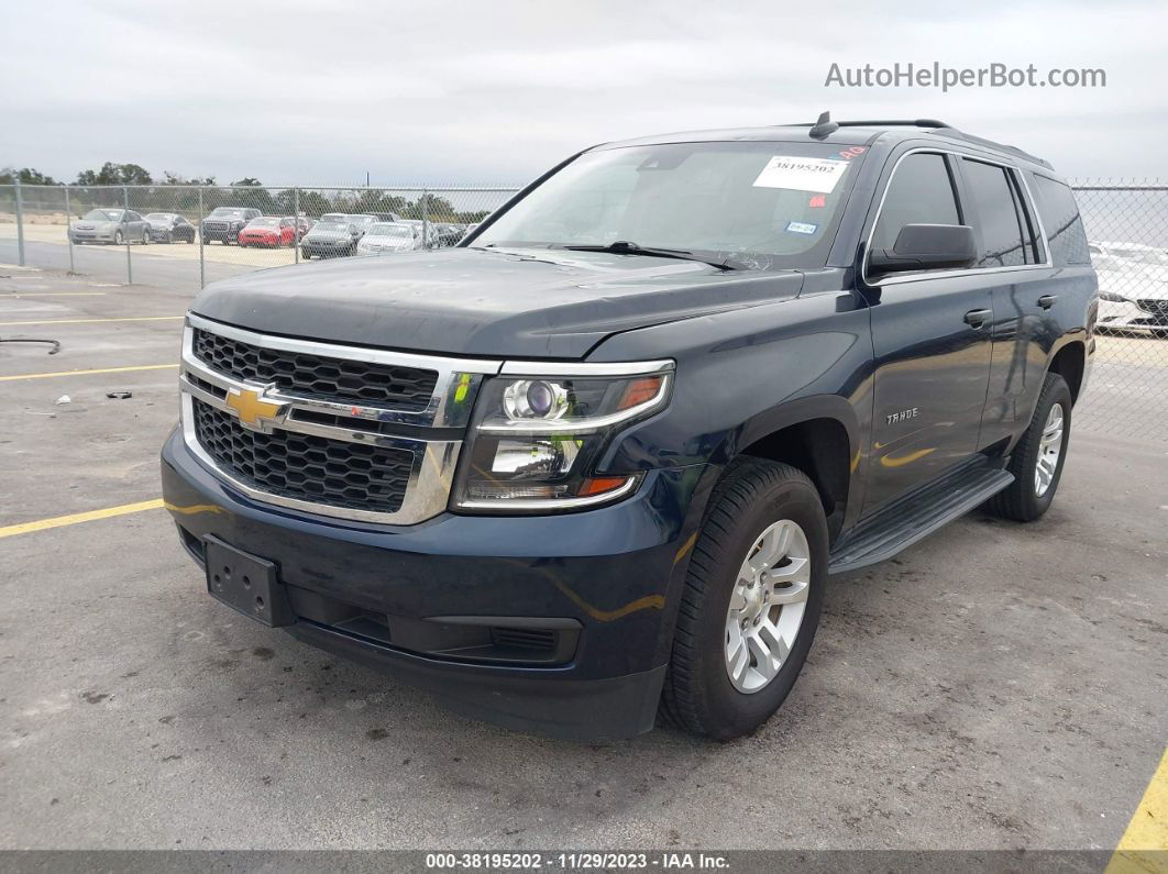 2016 Chevrolet Tahoe Lt Синий vin: 1GNSCBKC2GR436672